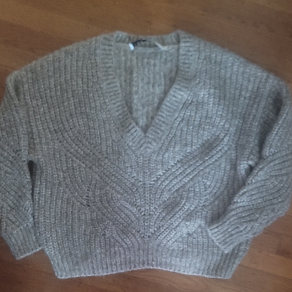 IRO Heather Gray Knit Top